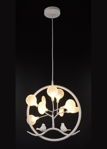 Люстра подвесная на 9 лампочек 26543 Белый 45-110х40х40 см. Sunnysky (364499985)