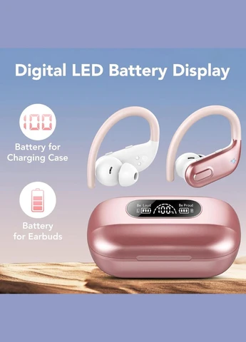 Спортивные наушники Bluetooth, наушники Bluetooth 5.3 с функцией ENC HD Call, Amazon, Германия No Brand (400405269)