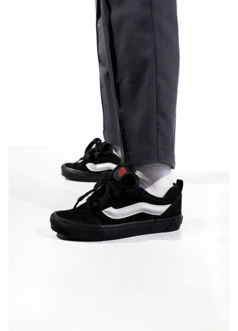 Черные летние кеды vans knu skool black ванс кну скул No Brand