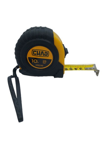 Рулетка обрезиненная Стандарт 10 м*25 мм ( Инструмент) Сила (361150704)