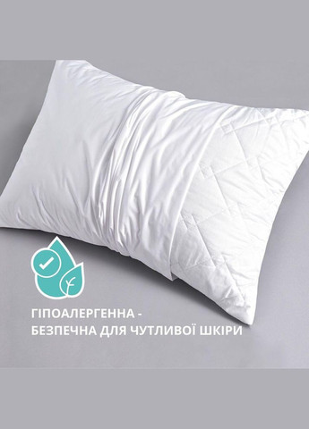 Набір наволочок 10 шт. чохол захисна Аква Стоп 50х70 см повітропроникна з блискавкою, непромокальна біла IDEIA (334727041)