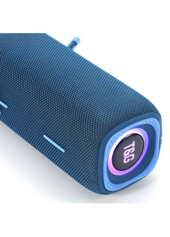 Портативная Bluetooth колонка TG654 8W с подсветкой. Цвет: синий T&G (297442858)
