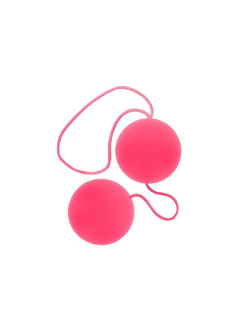 Вагинальные шарики пластиковые розовые Toy Joy (289783351)