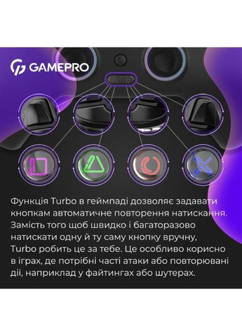 Геймпад GPS20B Black GAMEPRO (367056002)