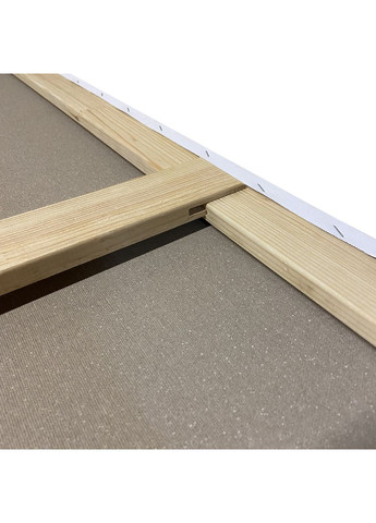 Полотно грунтоване 105 х 115 см, на підрамнику, 1 перемичка, середнє зерно, бавовна, планка 55х18 мм Artfactory (361860193)