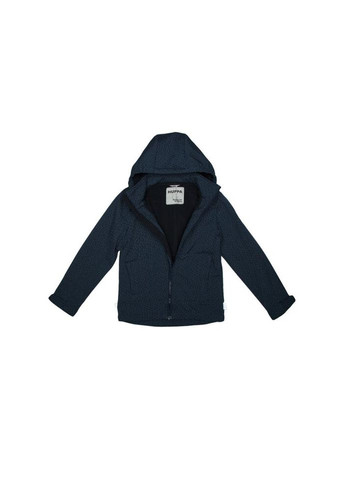 Темно-синяя демисезонная куртка akiva 18490000 тёмно-синий 158 (4741468961262) Huppa