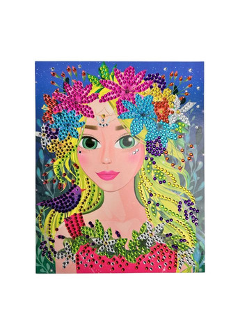 Набір для творчості Діамантова мозаїка "Чарівниця лісу" НТ-26-09 Апельсин (369785450)