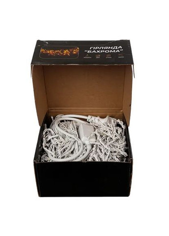 Гирлянда Бахрома уличная 405 LED 25 м от сети белая нить, желтый No Brand (366221568)