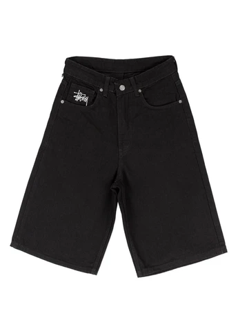 Чоловічі джинсові шорти чорні Y2K стиль арт. 1027-213-1 S01 Stussy (402042124)