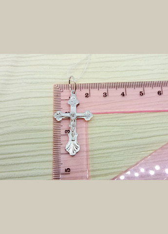 Серебряный крест Распятие Христа. 311092-РИН Харківська ювелірна фабрика (299153358)