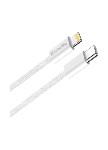 Дата кабель USB-C to Lightning 1.0m 27W grey (CW-CBPDCL061-GR) Colorway (382065942)