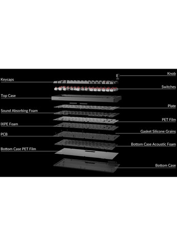 Клавіатура P1 Pro Space Silver (P1P-X1-UA) Lemokey (322938172)