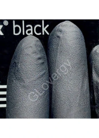 Рукавиці нітрилові Nitrylex Black розмір М чорні 100 шт Mercator Medical (400166854)