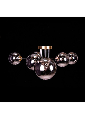 Люстра в стилі ЛОФР на 6 лампочок 2900/6/BK+copper No Brand (352229637)