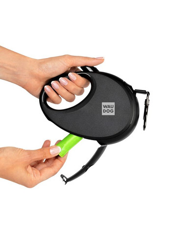 Біорозкладні пакети для прибирання за тваринами, МІНІ, 20х25 см, уп. 10 рул (70 шт) WAUDOG (323487153)