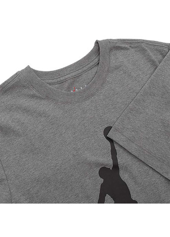 Серая мужская футболка jumpman ss crew серый Jordan