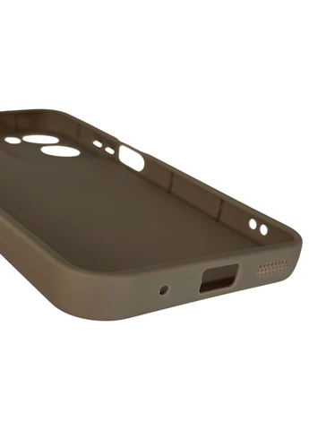 Чохол силіконовий Soft Touch з 3D принтом милий ведмедик для E15 коричневий (Повний захист камери) Motorola (378974616)