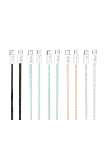 Кабель USB X104 Source 60W Type-C to Type-C 2m Рожевий Hoco (320101172)