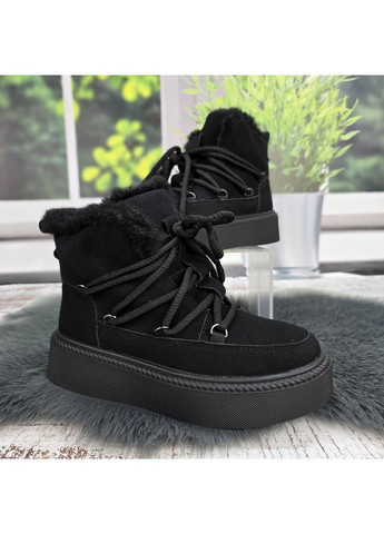 Зимние ботинки женские Ailaifa из натуральной замши