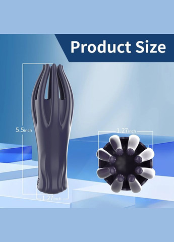 Інтимний тренажер для головки члена для пінису Чоловічий мастурбатор 10 швидкостей Вібратор для головки члена No Brand (316636198)