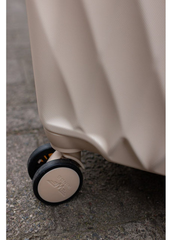 Валіза пластикова ручна поклажа S, колір рожевий Wings 190 (361048003)