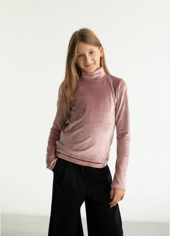 Водолазка велюровая "Cool" (пыльная роза) OlaN (327414287)