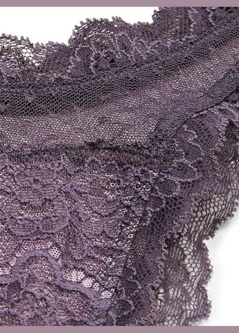 Женские трусики DREAM ANGELS Lace & Mesh String Bikini XL серые Victoria's Secret (294292197)