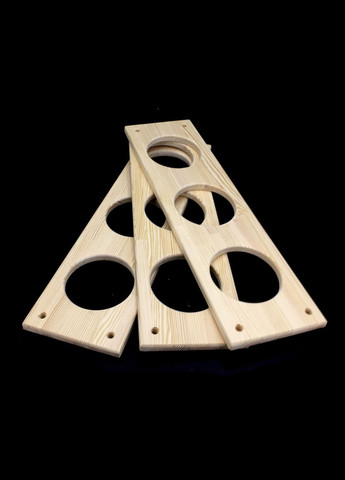 Полка настенная для цветов из дерева Императрис бланже (ЦВС-004201) No Brand (328227599)