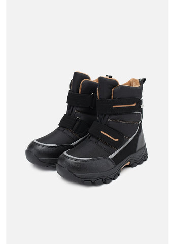 Зимние термосапоги для мальчика цвет черный цб-00285221 Kimboo