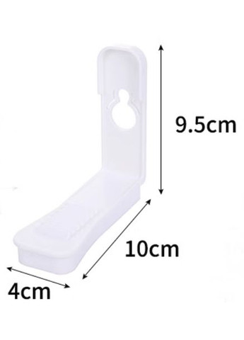 Тримач для простирадл низький 9,5 см з білим затиском No Brand (307252345)