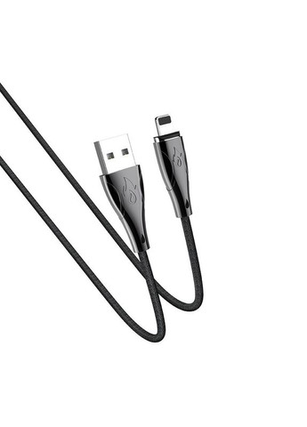 Кабель USB U75 Lightning Cable LED Magnetic Blaze 1.2 M 3A Black Hoco (368698237)