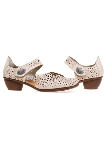 Бежевые босоножки 43753-60 Rieker