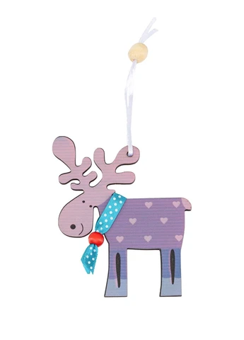 Новогоднее украшение-подвес "Олень" цвет разноцветный TSB-00236114 Christmas Magic (390462016)