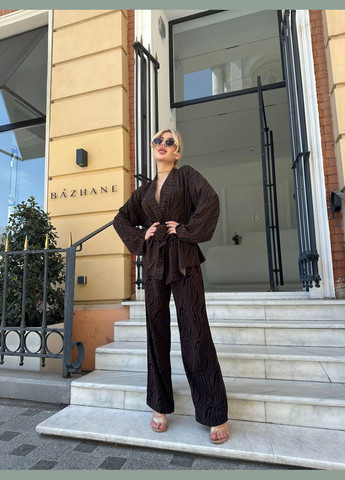 Женский костюм с интересным принтом Adelante (322443682)