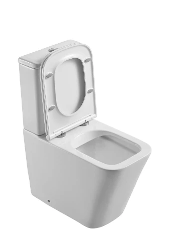 Унітаз-компакт Quadro-0401-R 610x365x825mm, система змиву RIMLESS (MP6457) Mixxus (386160880)