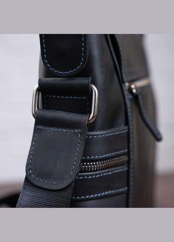 Сумка мужская 11096 кожаная Черная Shvigel (298569554)