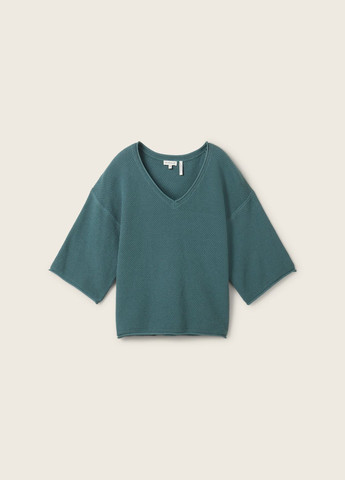 Зеленый демисезонный пуловер Tom Tailor
