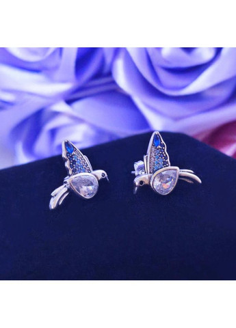 Сережки с птицами, сережки с камешками, сережки с птичками, сережки птички, сережки с камушками, серёжки, серьги Fashion Jewelry (365267883)