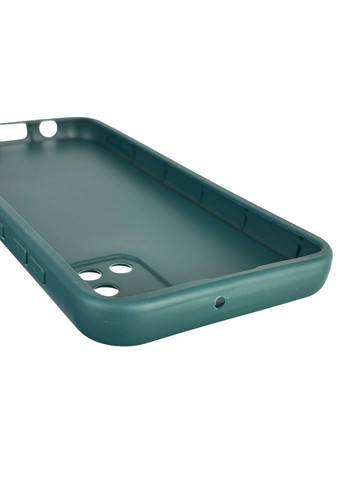 Чехол силиконовый Soft Touch с 3D принтом для Galaxy A31 (SM-A315F) темно-зеленый (Полная защита камеры) Samsung (371652964)