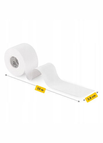 Стрічка кінезіологічна (кінезіо тейп) Rigid Tape 3.8 см x 10 м жорстка White () 4FIZJO P-5905973400817 (315440908)