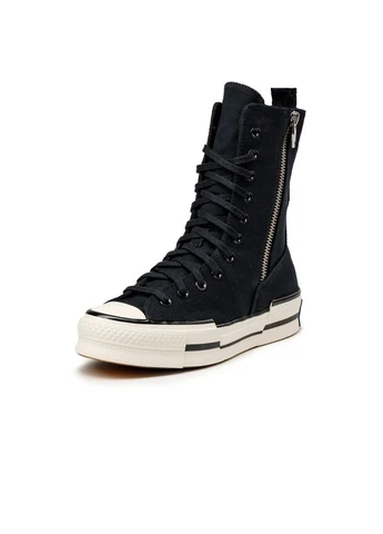 Чорний зимовий черевики chuck taylor all star 70 plus x-hi black a10361c Converse