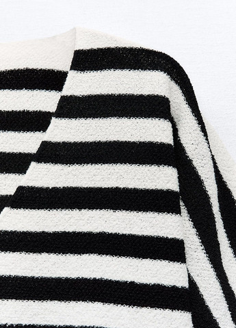 Чорно-білий демісезонний светр Zara