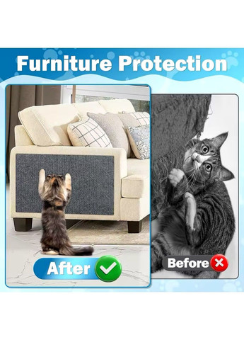 Самоклеящийся коврик для мебели от царапок для кошек CAT IN BOX (366217367)