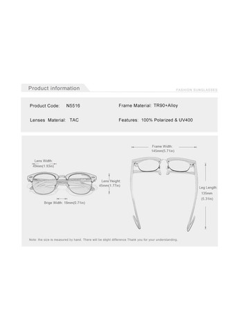 Фірмові сонцезахисні окуляри Броулайн із поляризованими лінзами N5516 Bamboo DESIGN Леопард/Зелений KINGSEVEN (299332611)