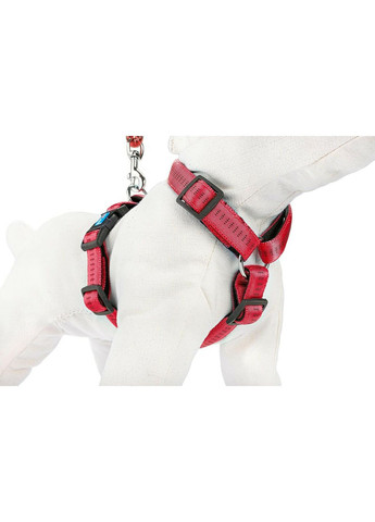 Регулююча шлея-нагрудник "Soft Style", нейлон, A-26-30см, B-36-42см, С-11-13см, ширина ремінця: 1,5см, XS, Червоний Happet (353303426)