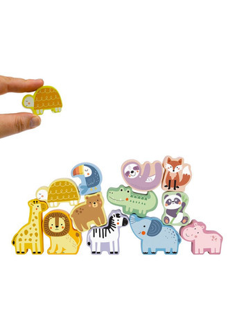 Дерев’яна гра-балансир Зоопарк Tooky toy (304625540)