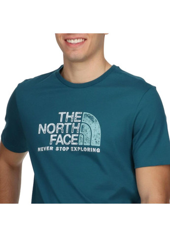 Синяя футболка The North Face