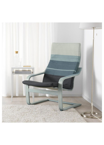 Кресло Ä синий/серый IKEA (273423687)