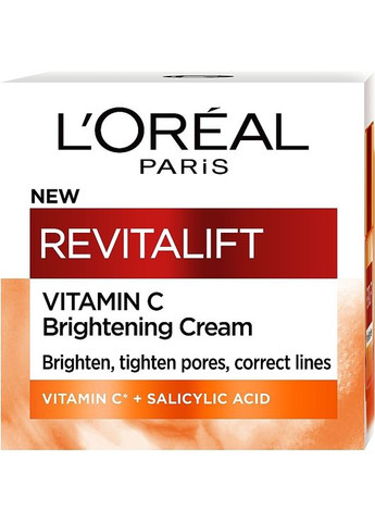 Крем для придания сиянию коже лица Revitalift Vitamin C Brightening Cream 50ml (1373969-18509473) L'Oreal Paris (368666110)