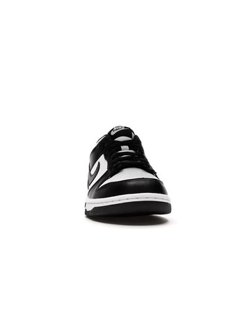 Белые всесезонные кроссовки dunk low retro white black 43 Nike